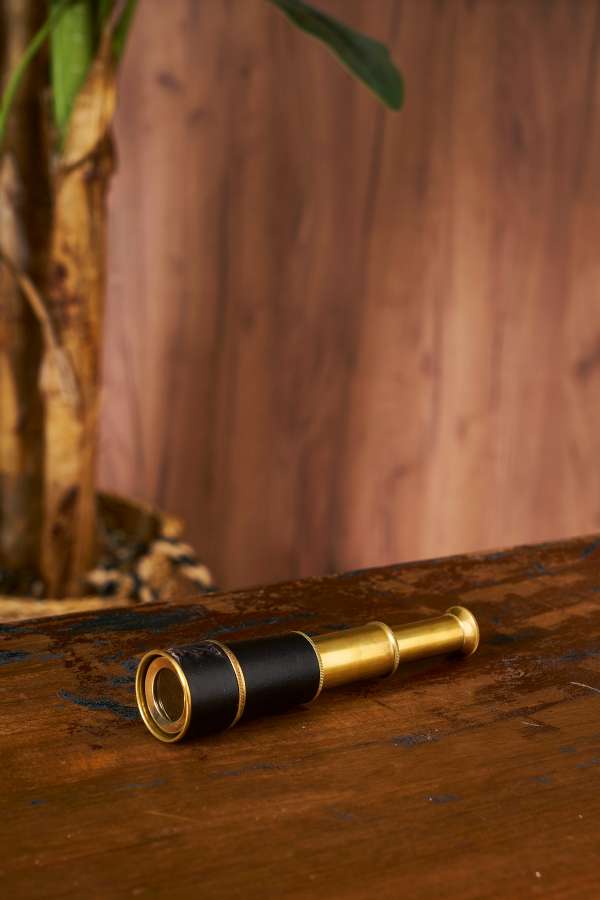 Brass Retractable Binoculars 