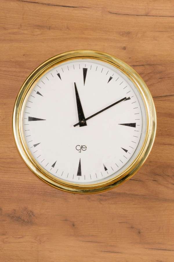 Brass Wall Clock 
